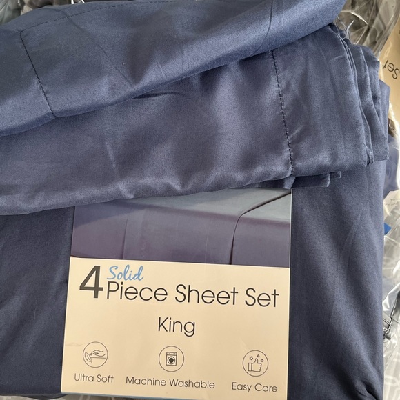 Brand New Sheet set! King size bed! Never used and never opened! $15 - Picture 3 of 3